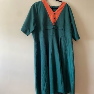 Custom made dress green